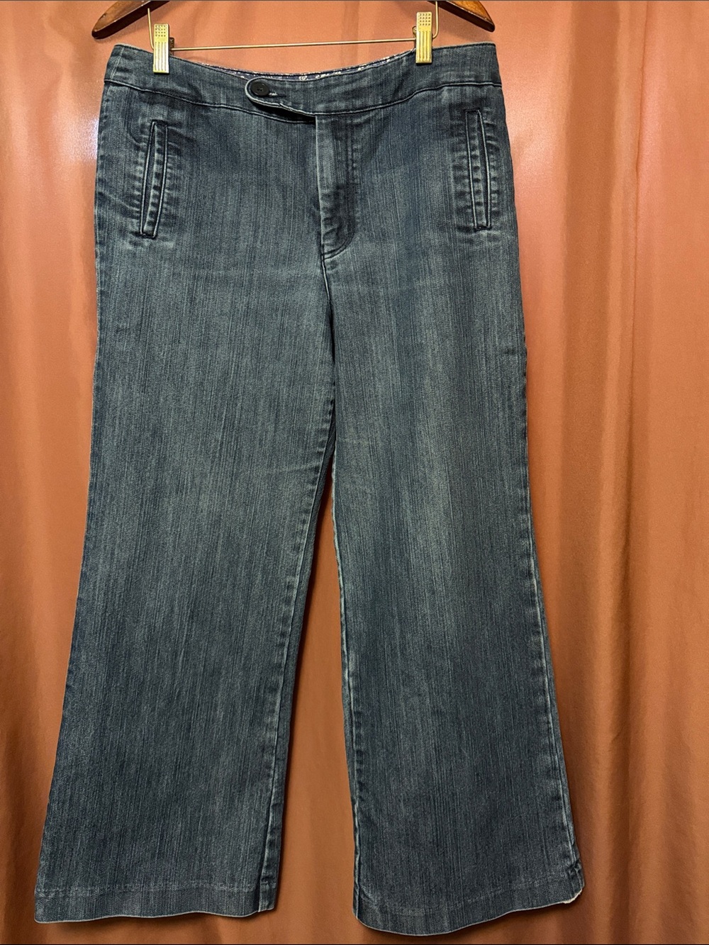 Chico's Wide-Leg Jeans in Dark Indigo Wash